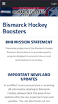 Mobile Screenshot of bismarckhockey.com